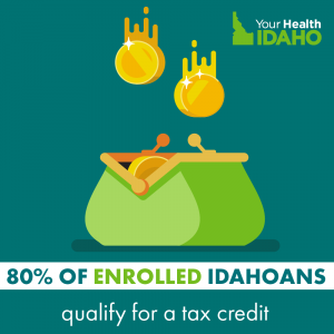 80% of Enrolled Idahoans qualify for a tax credit